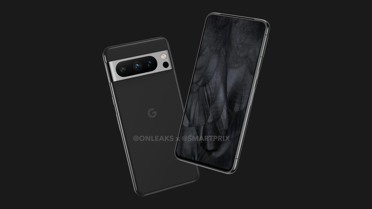 Neil_Sarg's tweet photo. Leaks of the Pixel 8 Pro that was shared by On Leaks. In addition, significant changes can be seen in the camera module, where all three lenses are now combined into a single oval area. Under the flash there is a new sensor, but its specific function remains unknown. It could be a macro or depth sensor, or a completely new sensor technology.
The Pixel 8 Pro's display will be about 6.52-inch with a cutout for the camera in the center. The device measures 162.6Γ76.5Γ8.7 mm and is about 12 mm thick, including the camera bump. The display has been resized to create more rounded corners, resulting in a slightly smaller #google #pixel8pro #TeamPixel