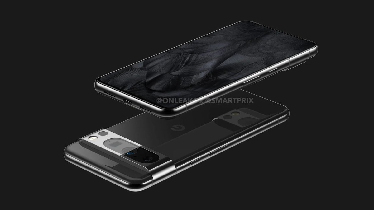 Neil_Sarg's tweet photo. Leaks of the Pixel 8 Pro that was shared by On Leaks. In addition, significant changes can be seen in the camera module, where all three lenses are now combined into a single oval area. Under the flash there is a new sensor, but its specific function remains unknown. It could be a macro or depth sensor, or a completely new sensor technology.
The Pixel 8 Pro's display will be about 6.52-inch with a cutout for the camera in the center. The device measures 162.6Γ76.5Γ8.7 mm and is about 12 mm thick, including the camera bump. The display has been resized to create more rounded corners, resulting in a slightly smaller #google #pixel8pro #TeamPixel