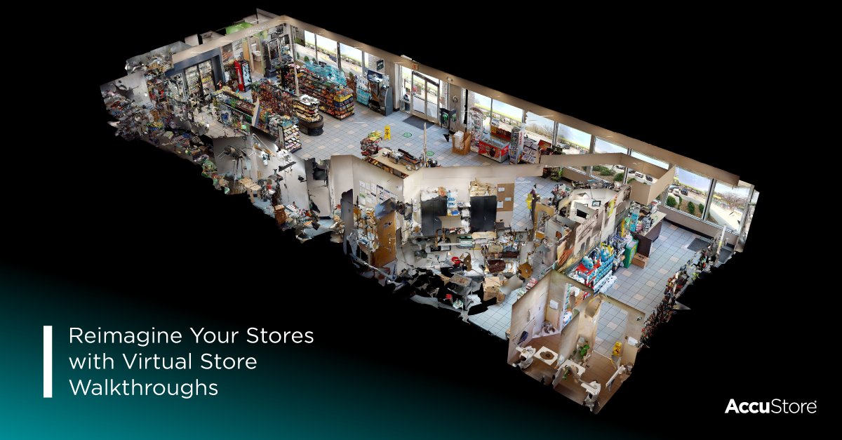 accustore's tweet image. Two places at once? A virtual store walkthrough will make it happen. No, it’s not crazy talk. hubs.ly/Q01GhyhW0 #retailtechnology #virtualstore #virtualwalkthrough