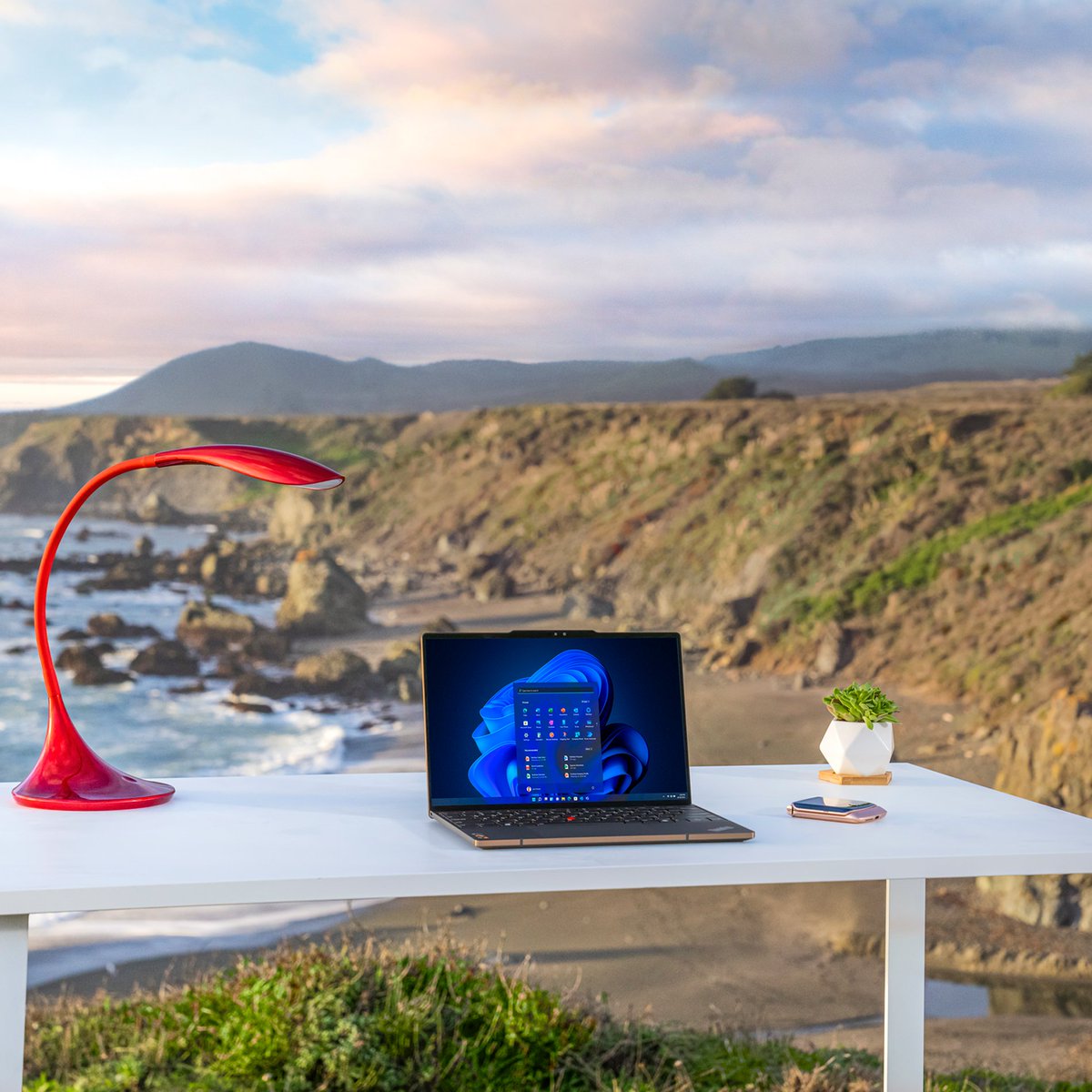 *record scratch*
*freeze frame*

That’s the ThinkPad Z13. You’re probably wondering how it ended up in this situation.

Powered by <a href="/AMD/">AMD</a>, it’s built to help you explore your work while exploring the world. Learn more: lnv.gy/3IFwlcs

Share where you’re working from!📸