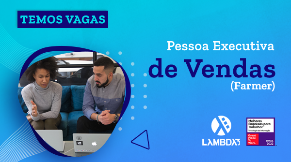 lambdatres's tweet photo. #VemSerLambda💙: Buscamos uma pessoa com mínimo de 3 anos de atuação como executiva de vendas para grandes contas B2B, experiência em renovação de contratos, construção de relacionamento e parceria com clientes da base. Saiba mais sobre a vaga: https://t.co/Ki7htPwynT
#farmer https://t.co/JcOQXw2THK