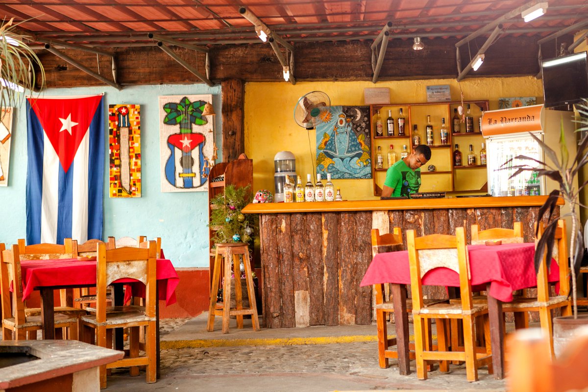 CubaTravelServ's tweet photo. Eating at a paladar is one of the most authentic ways to enjoy Cuban cuisine on your trip! These small-house restaurants serve homemade traditional meals and are owned by local individuals, meaning the food you taste, smell, and see  is as authentic as it gets! 
#Cuba #restaurant https://t.co/SwGp3lLr3l