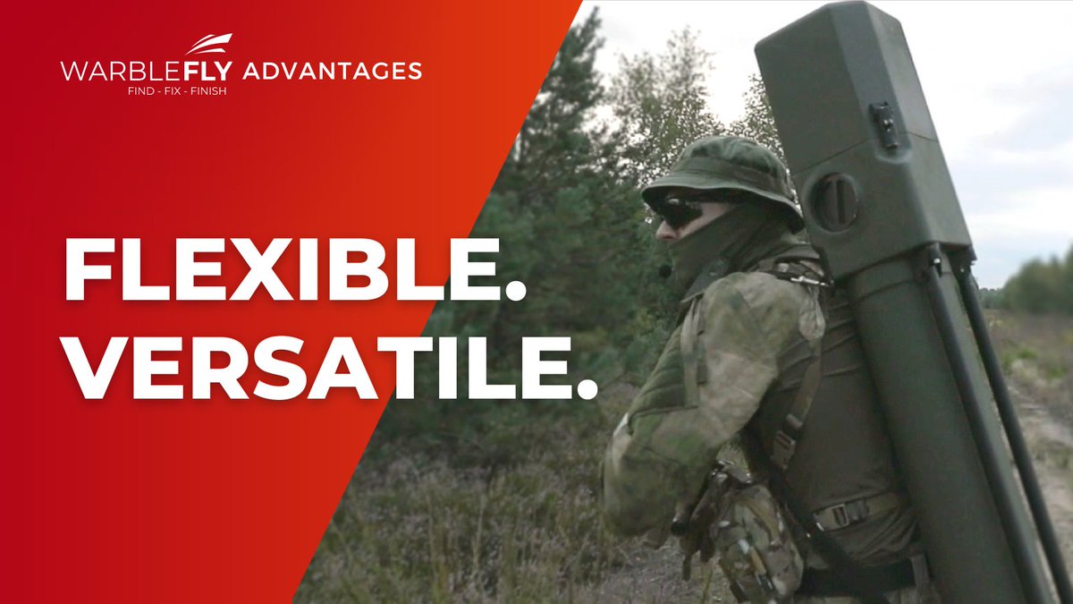 MSPWarbleFly's tweet photo. #Flexible #Versatile

When flexibility and versatility matter, the #MSPWarblefly #LoiteringMunitions System can be tube-launched by a single soldier with multi-launch options from manned-unmanned ground vehicles, boats and ships. #uav #drones https://t.co/9HaSgrltBX