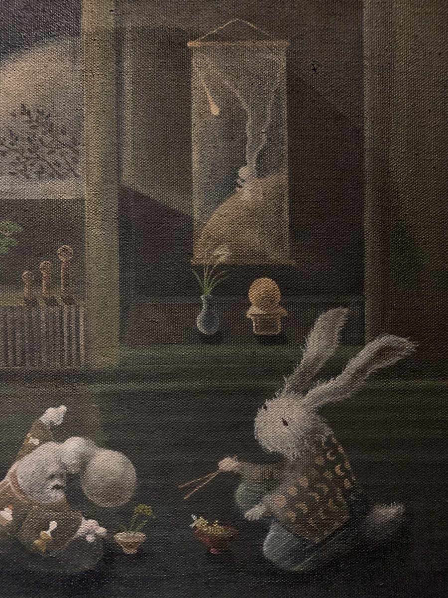 GalerieDaEnd's tweet photo. Sota Sakuma, Shadow of the Moon, 2023
Phuong Nguyen, The Selfless Hare, 2022
#sotasakuma #phuongnguyen #painting #oiloncanvas #moon #rabbit #daend #exhibition #gallery #paris #groupshow #contemporaryart #contemporaryartist #tokonoma https://t.co/clS1JH8v4A
