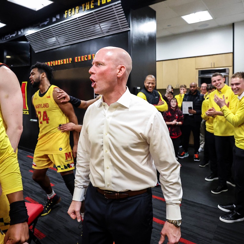 HearTheTurtle's tweet photo. Coach Willard is ready for March!

Listen to the @TerrapinHoops head coach with @hollidaykid on Talking Terps, joined by @patrick_emi and @TomMcMillen611.
