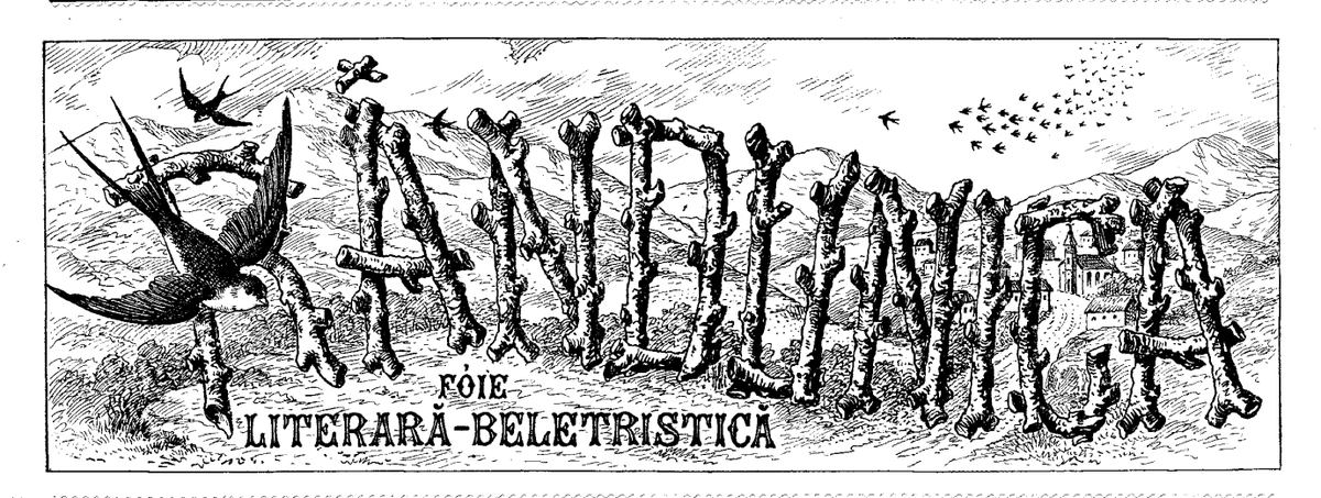 dreamsofbeing_'s tweet photo. The Sparrow: Romanian literary magazine from the 1890s https://t.co/KykN4paLoZ