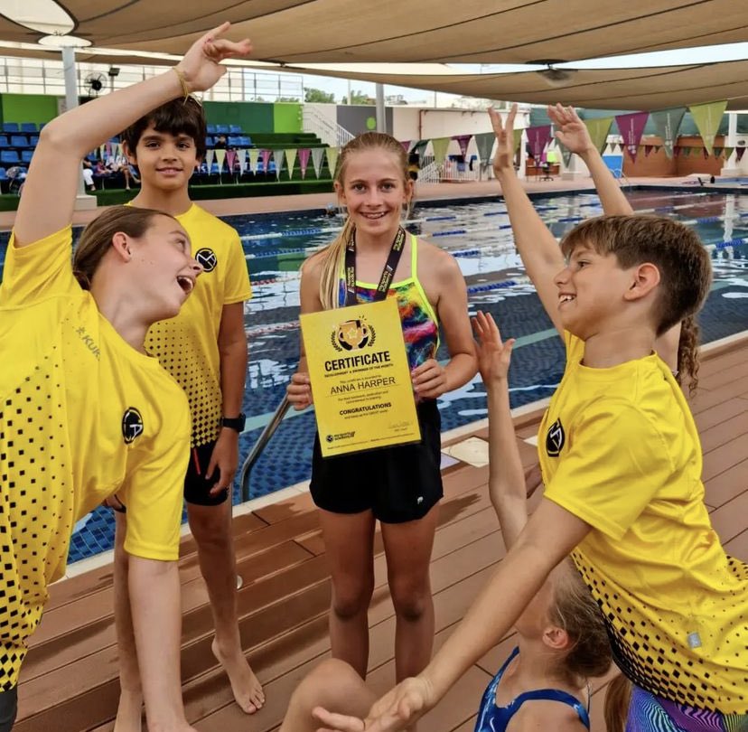 Our February Development A student of the month issssss ANNA HARPER 🥳🥳🥳🥳🥳

Consistently positive and dedicated in all her swim sessions 💛💛💛 Good job Anna! 

#studentofthemonth #msa #swimsquad #fun #proudswimmer #msc