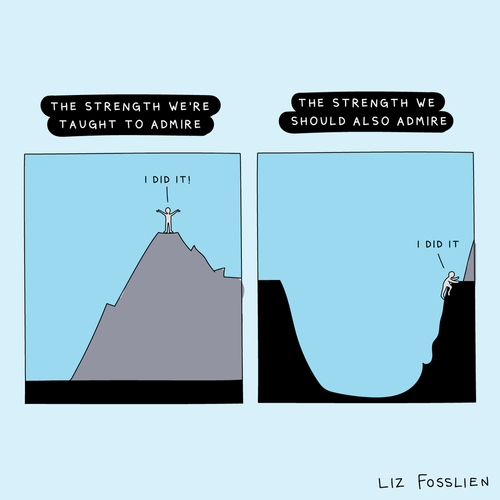 rashida_abbferr's tweet photo. From @fosslien ..True strength https://t.co/v00UaaDvBr