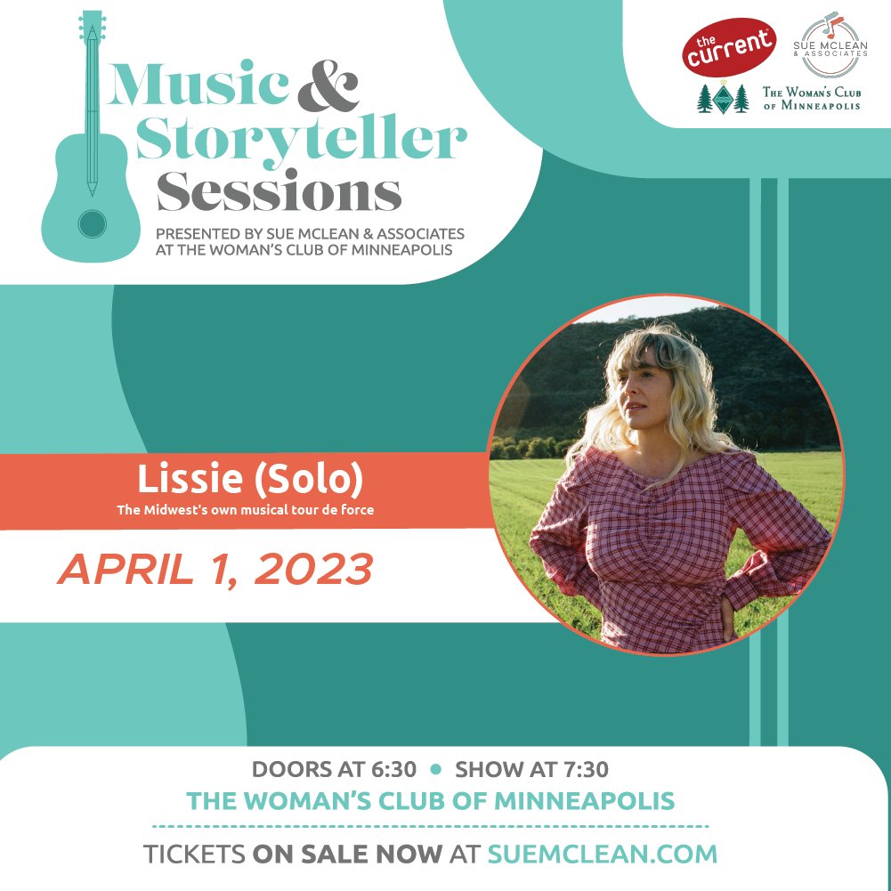 Sue McLean & Associates (@suemcleanmusic) on Twitter photo Don't miss a solo show with <a href="/lissiemusic/">Lissie Maurus</a>, and special guest Ber, on April 1 at The Woman's Club! 🎶 Tickets are on sale now at bit.ly/Lissie-TheWoma….
presented by <a href="/TheCurrent/">The Current</a> #MusicandStorytellerSessions Don't miss a solo show with <a href="/lissiemusic/">Lissie Maurus</a>, and special guest Ber, on April 1 at The Woman's Club! 🎶 Tickets are on sale now at bit.ly/Lissie-TheWoma….
presented by <a href="/TheCurrent/">The Current</a> #MusicandStorytellerSessions