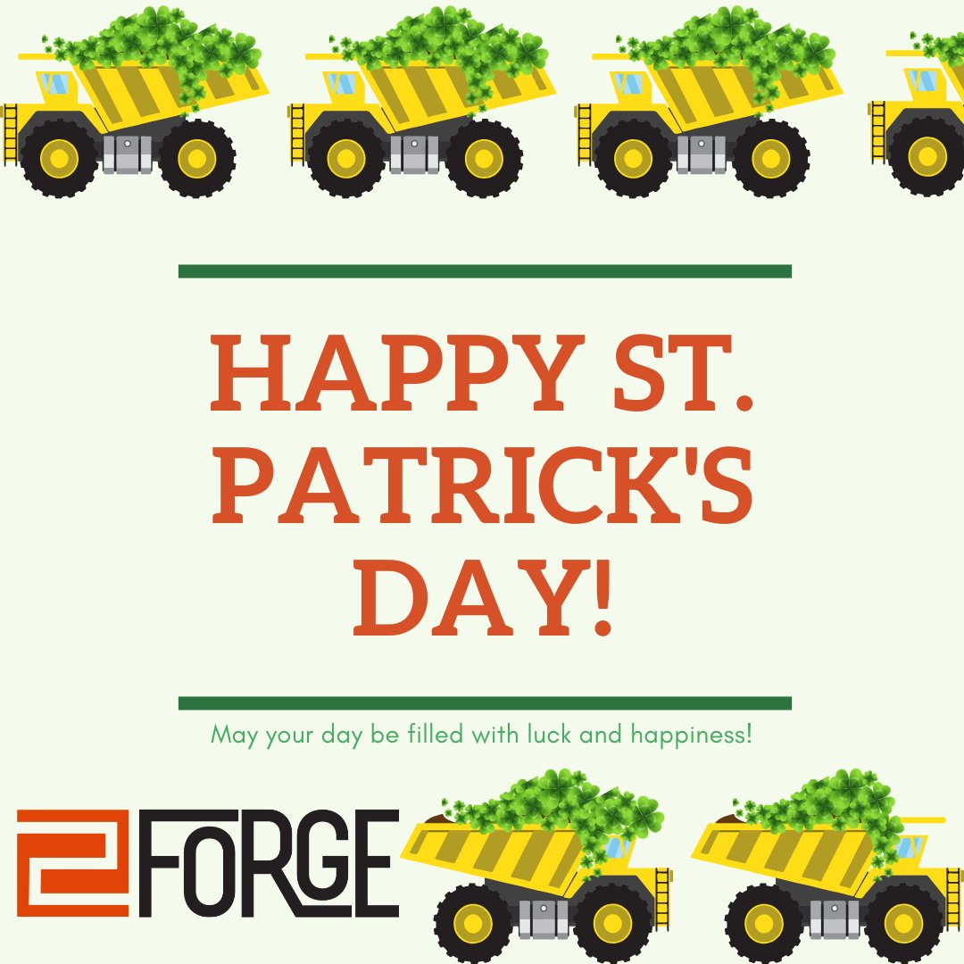 Happy St. Patricks Day, May your day be filled with luck and laughter!

#makingtradescoolagain #forgeyourpath #thefutureisinyourHANDS