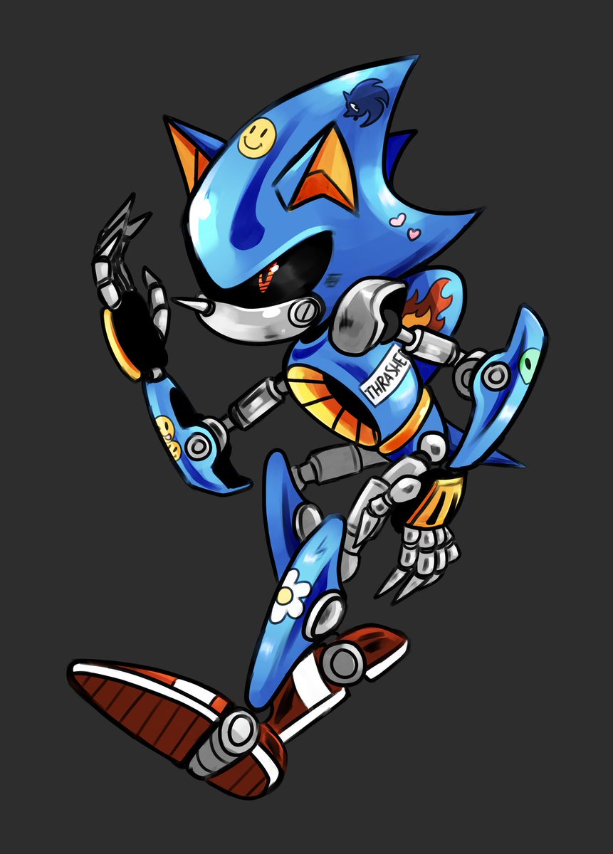 TopSpin the Fuzzy  PNGtuber on X: Quick attempt at a Metal Sonic  redesign? 🤷‍♀️  / X