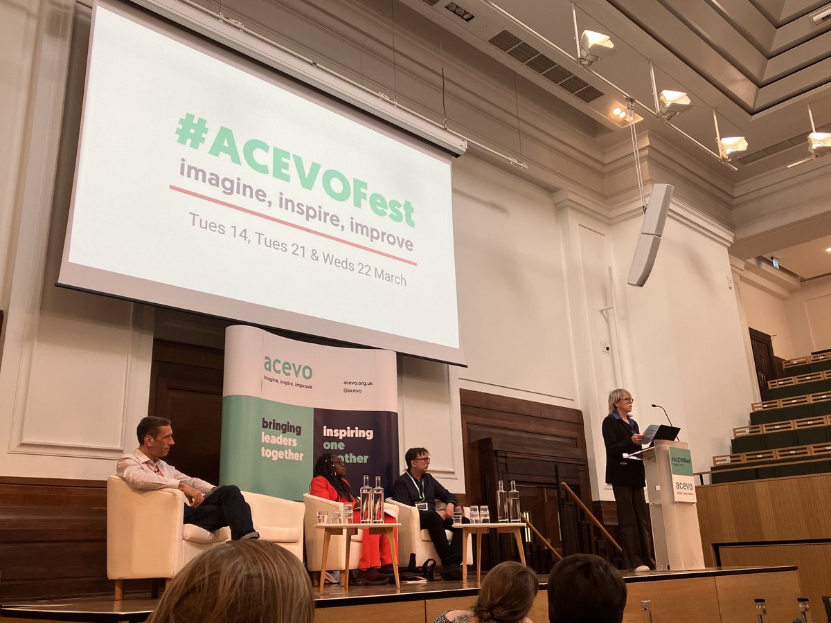 The wise and wonderful ⁦@pollyn1⁩ calling us to join up the dots between social justice and climate change and a call to arms for the charity sector: use your voice and power! It’s really needed 

#ACEVOFest