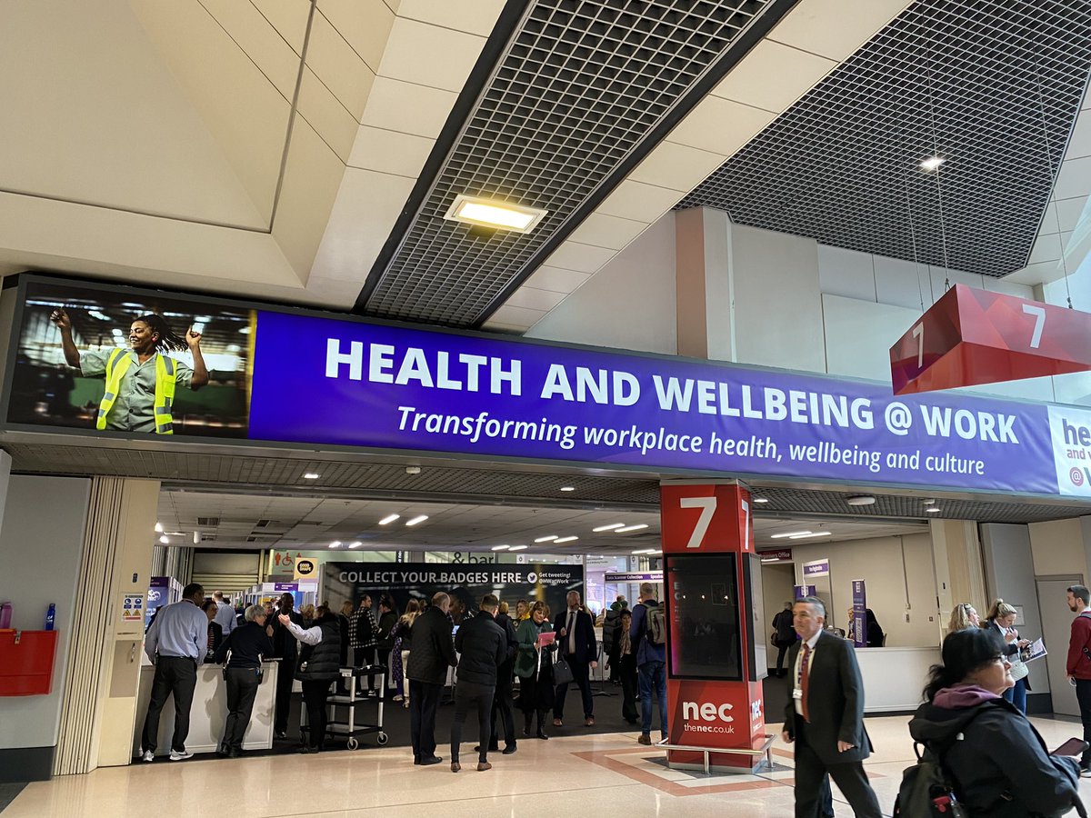 HWatWork's tweet photo. And that’s a wrap for day 1 of Health and Wellbeing at Work 2023. We look forward to welcoming you back tomorrow for more immersive programme sessions, Fireside Chats, HR Masterclasses, Roundtables, theatres and more!  #HealthatWork2023 #HWW2023 https://t.co/no155kMj9G