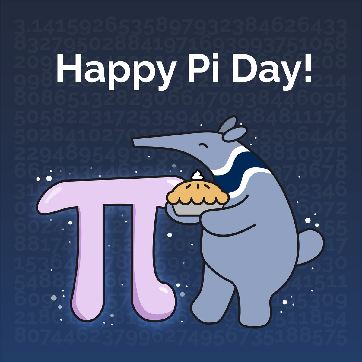 It's Pi Day, Anteaters 🥧 Many know of this famous number, but fewer know what it can be used for. NASA used Pi to develop the correct size parachute to successfully land on Mars 🛸. How many numbers of Pi can you recite? 🤔 #uci #ucirvine #piday #nationalpiday #tech #math