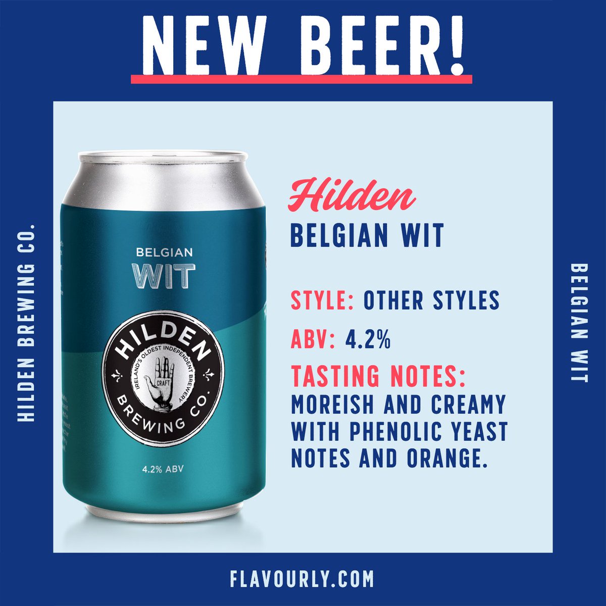 Hilden Brewing Co. has brought us the tantalising Belgian Wit 🍻
flavourly.com/products/hilde…