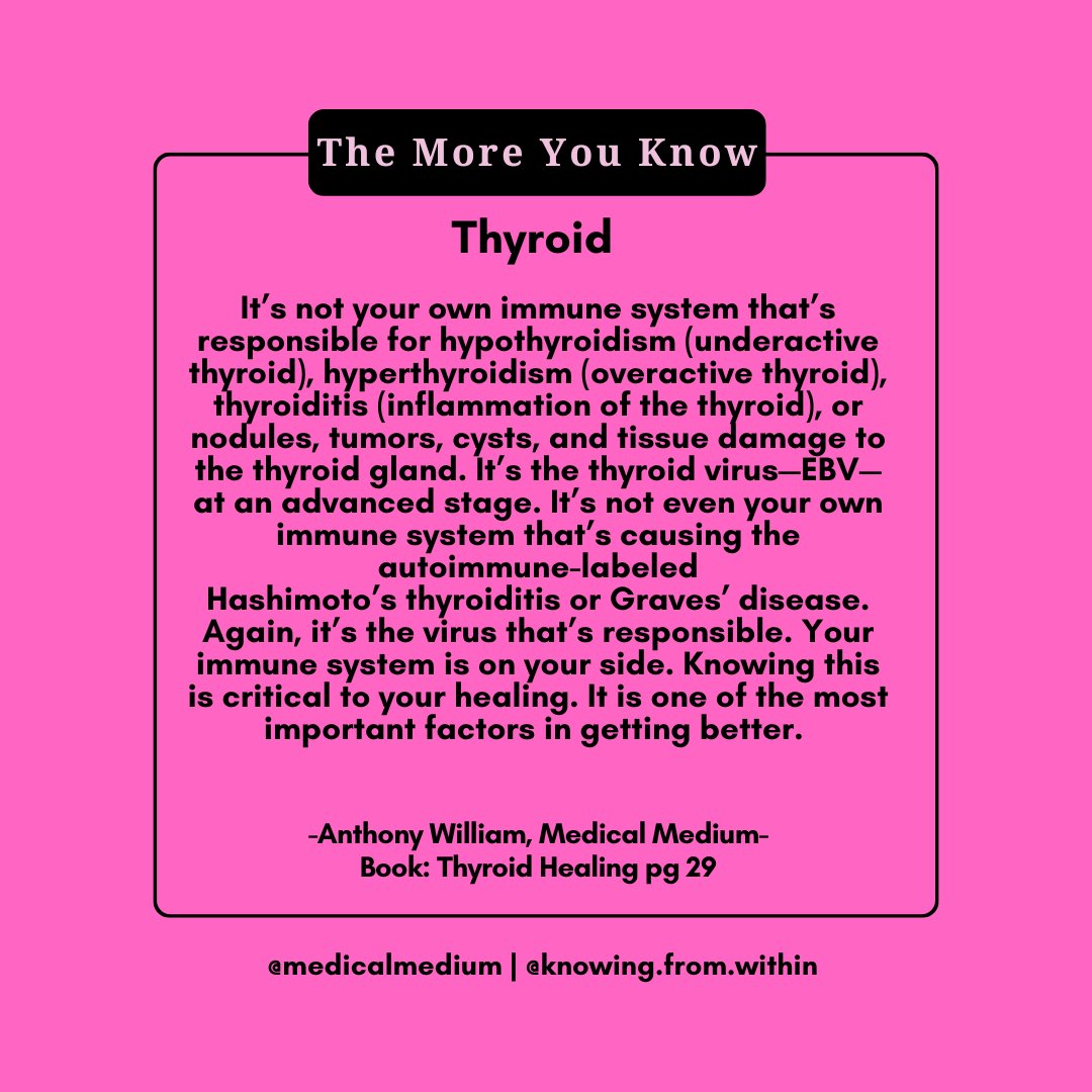 #thyroid #epsteinbarrvirus #hypothyroid #hyperthyroid #thyroiditis #hashimotos #gravesdisease #medicalmedium #thetruth #celeryjuice #saveyourself #autoimmune #EBV