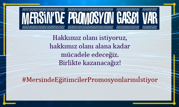 kivanctekneoglu's tweet photo. #MersindeEğitimcilerPromosyonlarınıİstiyor https://t.co/c4qe0VuqDH