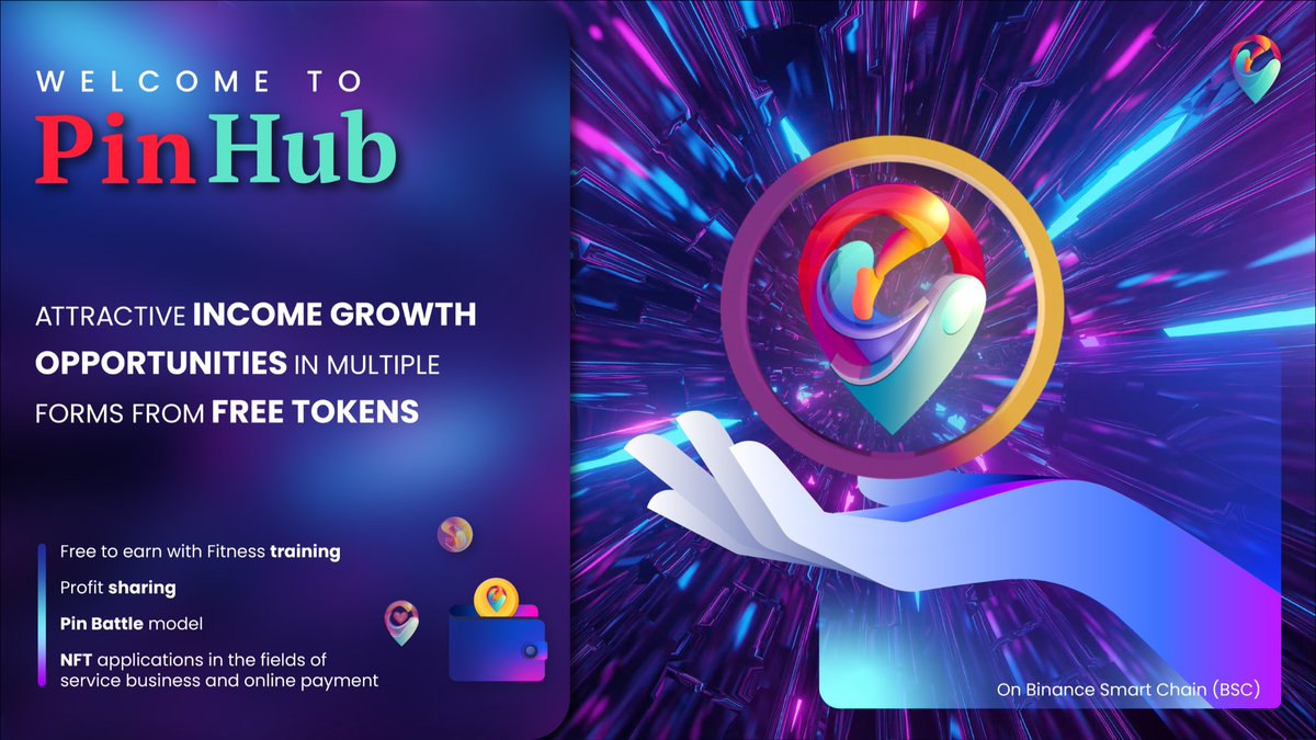 pinhub01's tweet photo. 🌟PINHUB - Your Prosperity Map🌟

PinHub provides users with income growth opportunities in many forms: 

☑️ Daily Exercise 
☑️ Staking &amp; Affiliate
☑️ Pin Battle 

#PinHub #PUB #LOCA #Runtoearn #Pintoearn #PinEvent  #sneaker #nft #market #Crypto https://t.co/81JIsIhmdw
