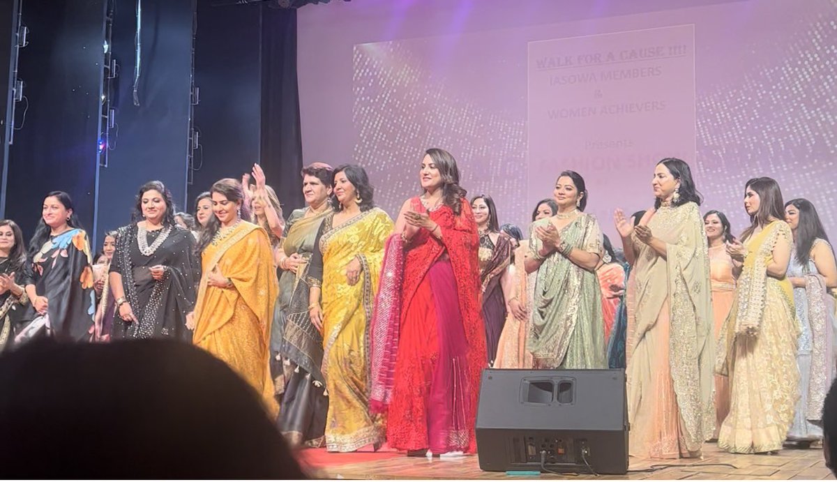 sonalgoelias's tweet photo. Kudos to the efforts of team #IASOWA and Ms Shaina NC in organising the #WalkForACause Fashion Show 👏🏻 

#ContributionForCancerPatients
#WomenAchievers 
#PathBreakers 
#SareeLov 💕

#IASOWA https://t.co/U2KviSYNKd