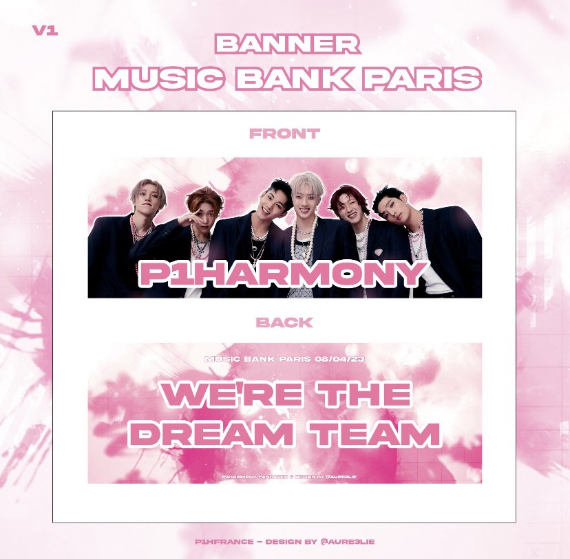 P1HFrance's tweet photo. 𓂅14.03.23🏷
[ 🇫🇷 P1harmony au Music Bank 🇫🇷]
C’est donc la version 1 réalisé par @Aure3lie qui sera la bannière de P1harmony au music bank ! Pour vous garantir une bannière le jour même voici un form donnant plus d’informations pour l’obtenir ⬇️ https://t.co/ZEW5HM0g5o