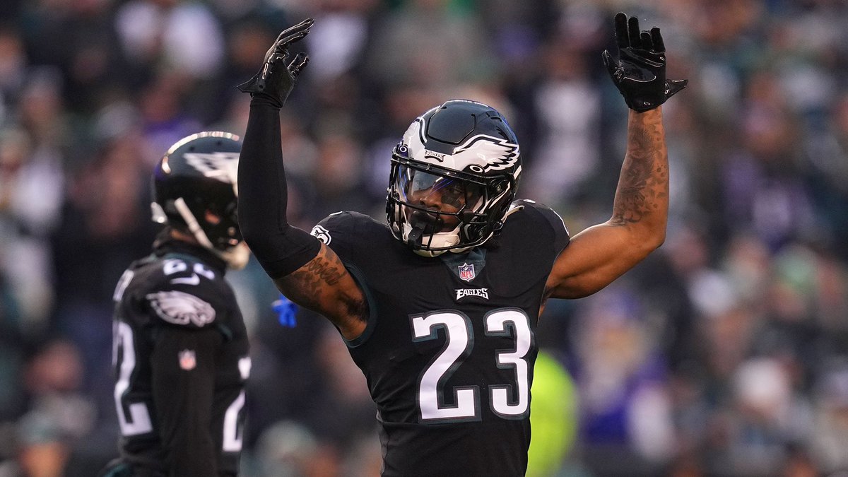 WordOnTheBirds's tweet photo. Re-sign C. J. Gardner-Johnson and draft Christian Gonzalez and this secondary will be lockdown for years to come. 🔒 

#Eagles https://t.co/onDmAApyyB