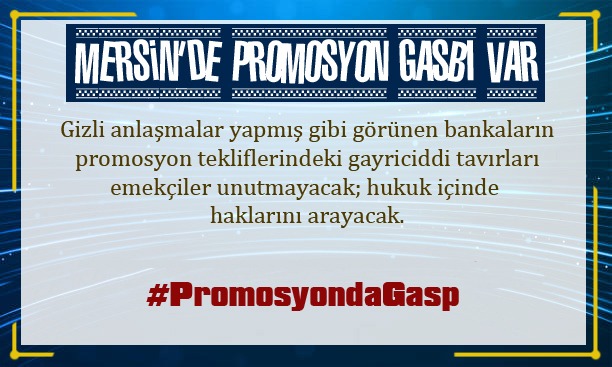 #MersindeEğitimcilerPromosyonlarınıİstiyor