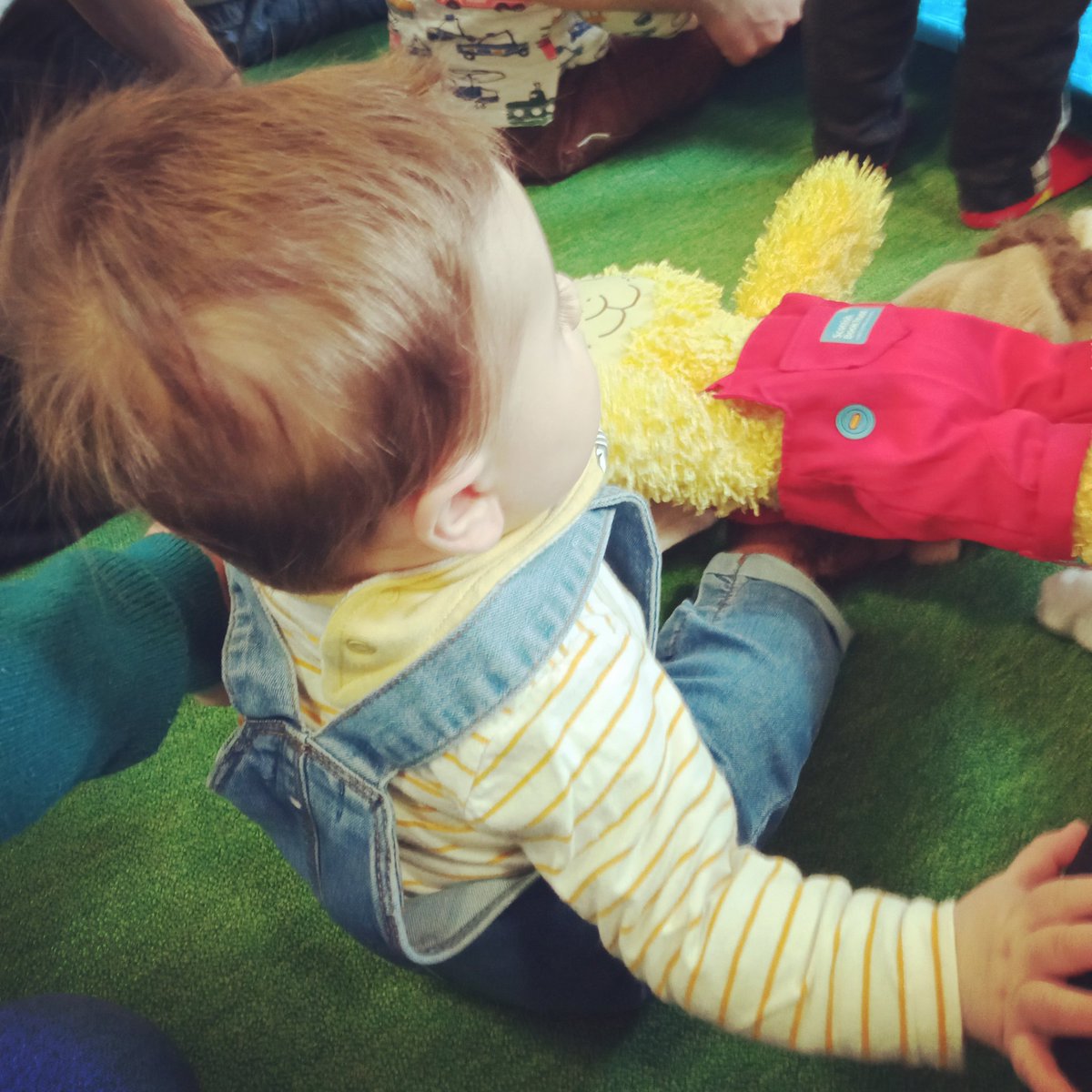 Amdepri's tweet image. Meeting bookbug today!! (And also meeting mum's colleagues at the library). It has been nice to see the bookbug from the families side again. #maternityleave @LeithLibrary @scottishbktrust @Bookbug_SBT #BabyRodrigo #librariesarefun #nurseryrhymes #storytelling