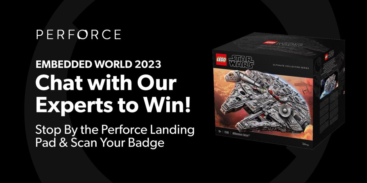 perforce's tweet image. Come see us at @embedded_world at booth 4-510! Learn about accelerating #EmbeddedDevelopment and enter to win prizes! #EW23