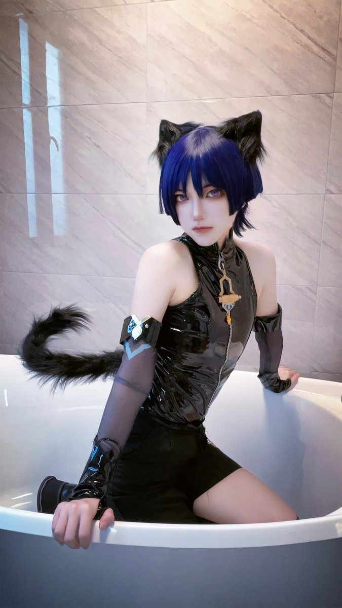 yechichi13's tweet photo. #Genshin #cosplay  #scaramouche #服装捏造 https://t.co/Znzgy0uddN