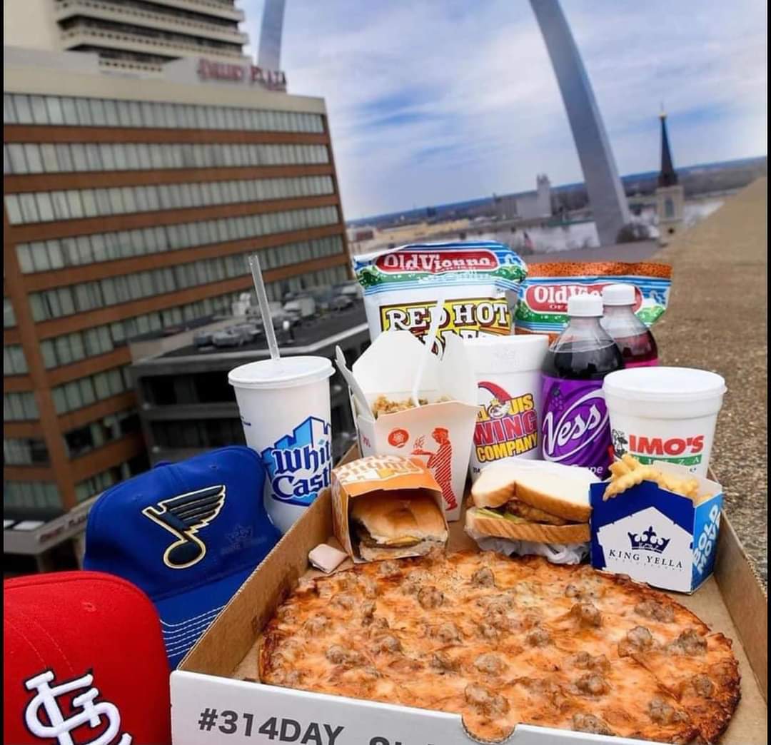 Happy #StLouis Day! #STL314
@imospizza @Cardinals @StLouisBlues @WhiteCastle @OldViennaLLC #Vess