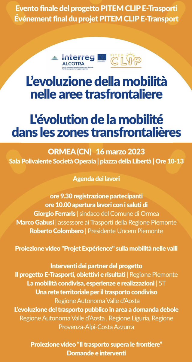 marcobussone's tweet photo. Appuntamento giovedì a Ormea https://t.co/85JDPeKUWw
