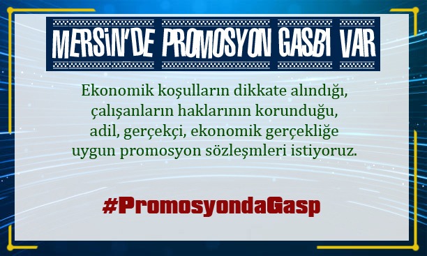 Biz olmazsak siz bir hiçsiniz
#PromosyondaGasp