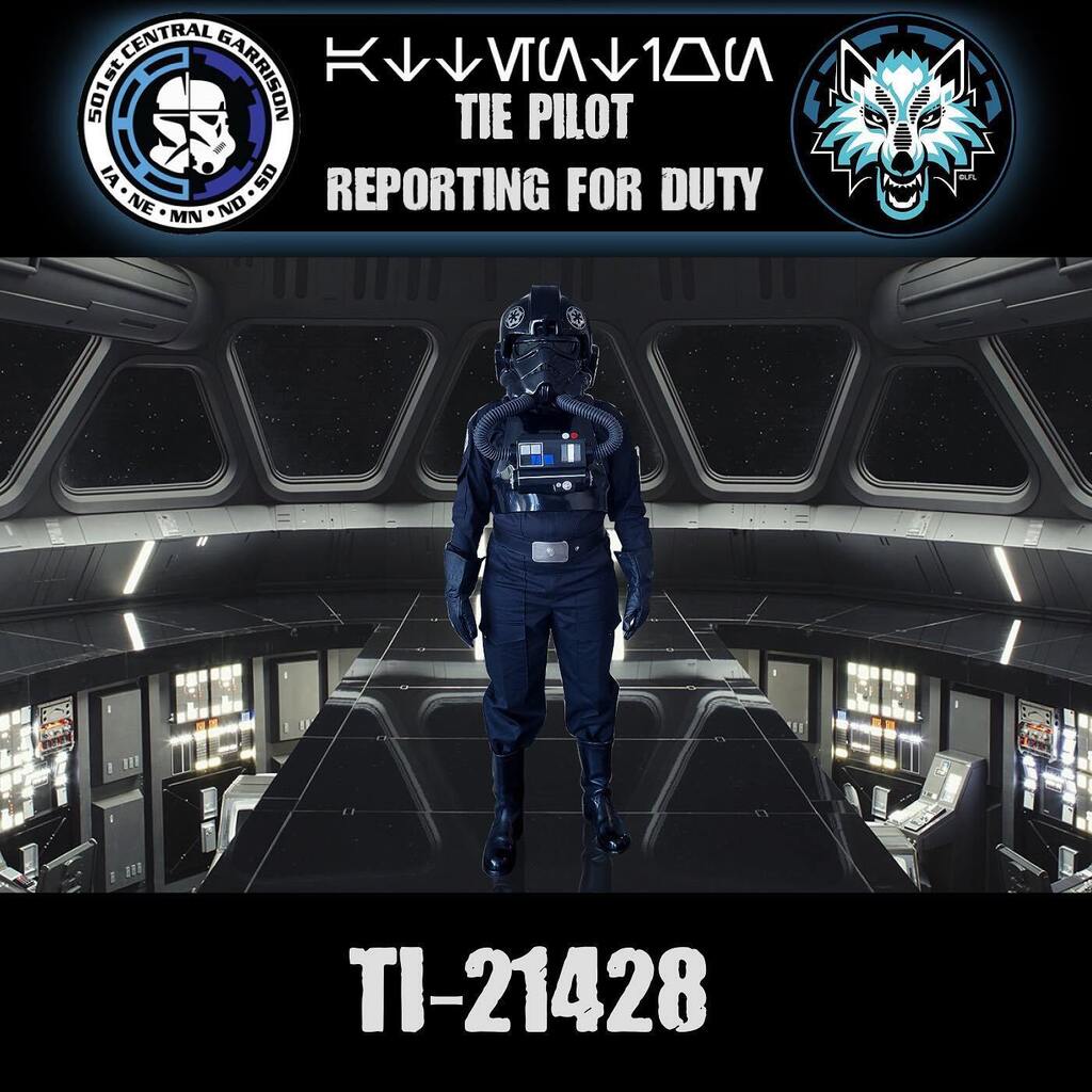 Happy #TIEPilotTuesday! Congratulations, TI-21428!

#501st #501stlegion #badguysdoinggood #centralgarrison #minnesotawolfpack #jrs #jollyrogersquadron