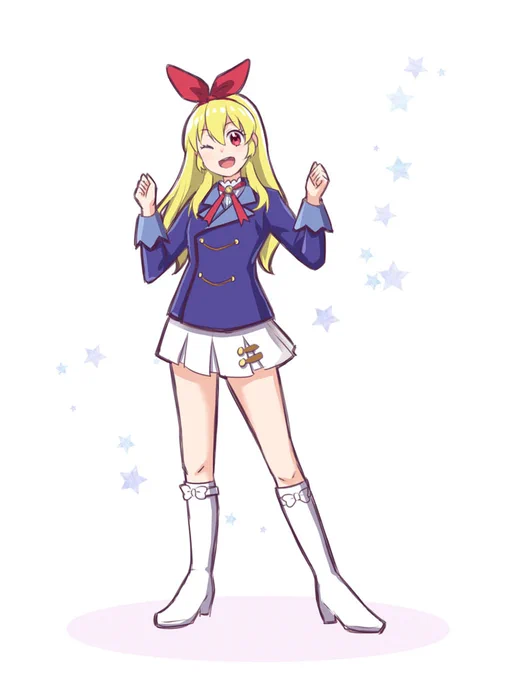星宮いちごちゃんのお誕生日なので寝る前に描きましたいちごちゃんおめでとう 