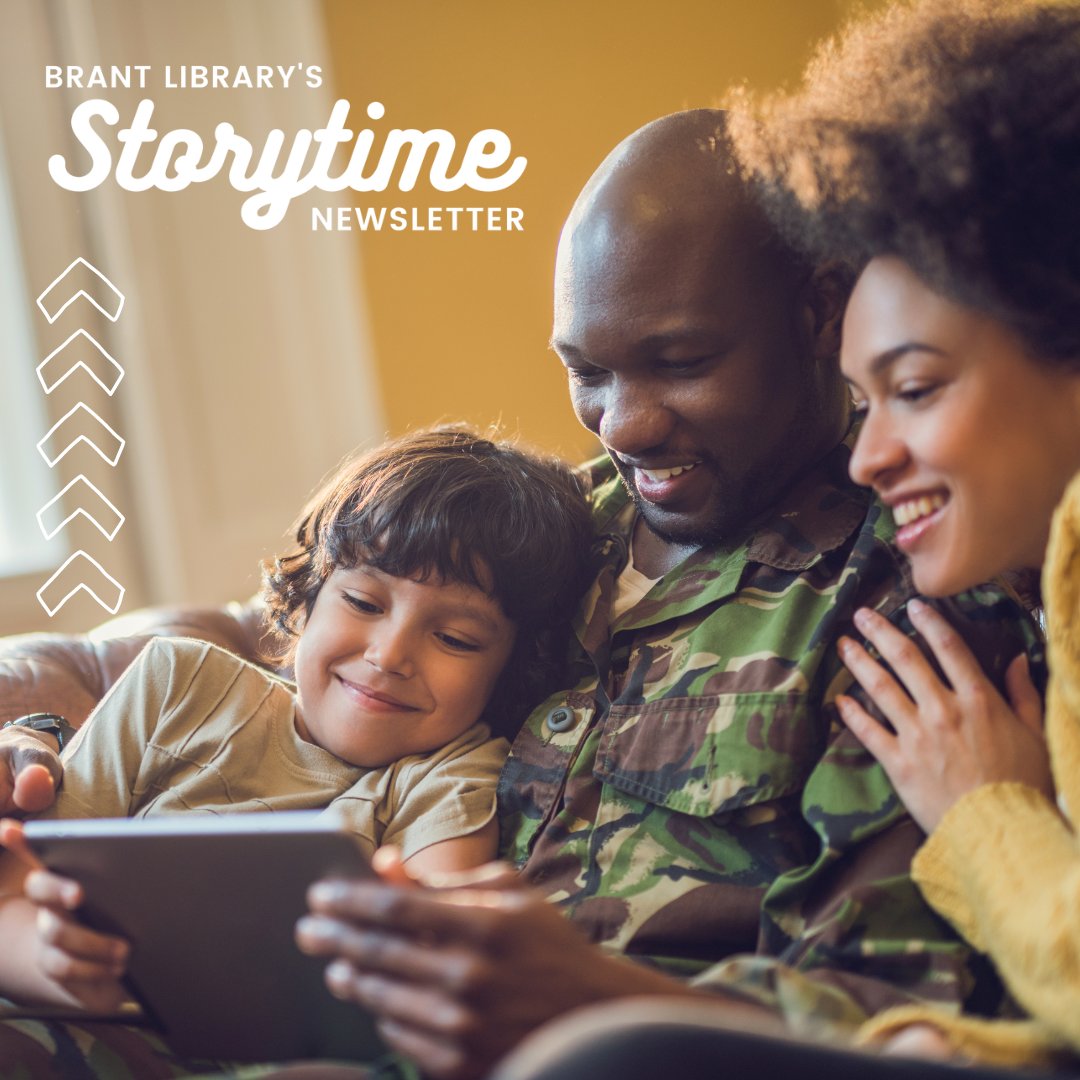 brantlibrary's tweet photo. Join the Storytime Newsletter mailing list!

Sign up at https://t.co/qafmnHZv3l and access exclusive virtual storytimes, book talks, upcoming program info, and more straight to your inbox.

Happy reading, watching, and learning!

#BrantLibrary #BrantKids #BrantReads https://t.co/HRnh7RfOf1