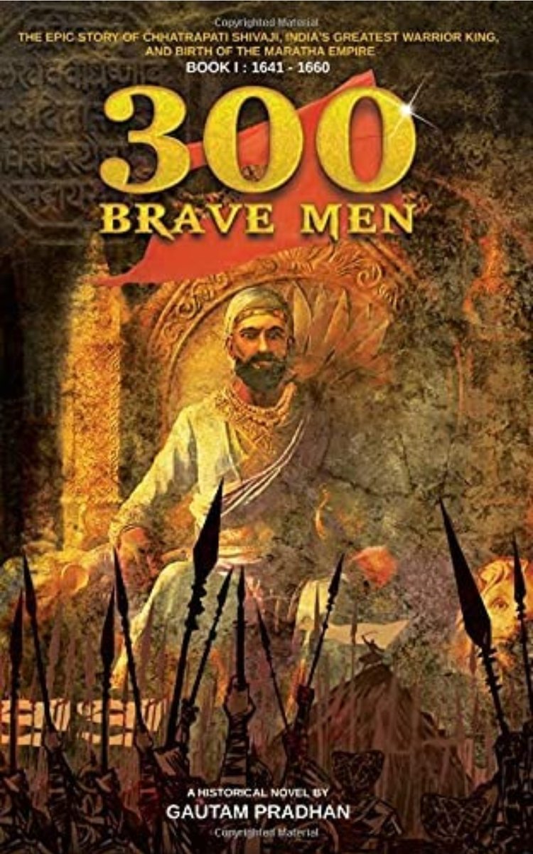 #BrunchBookChallenge @HTBrunch #6 of 2023 300 Brave Men by Gautam Pradhan A historical fiction on the life of Shivaji from 1641 to 1660