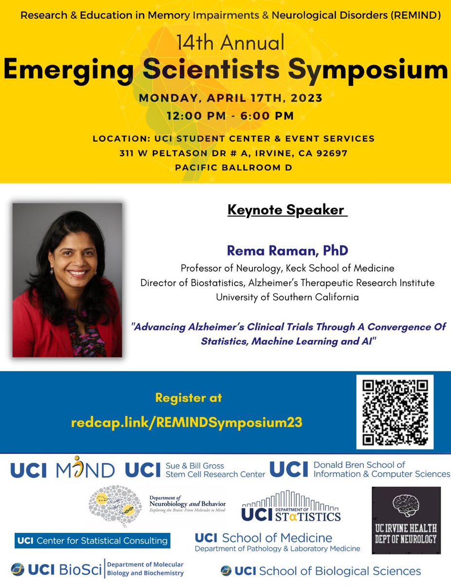 UCIrvineGD's tweet photo. #GradEaters, interested in presenting your research? Apply for the Emerging Scientists Symposium! The Symposium is on April 17, from 12 - 6 PM. Deadline to submit an abstract is March 17. Register here: https://t.co/bDa8Lk6200

#UCIGradLife | #UCISuccess https://t.co/vHOAAWYgtA
