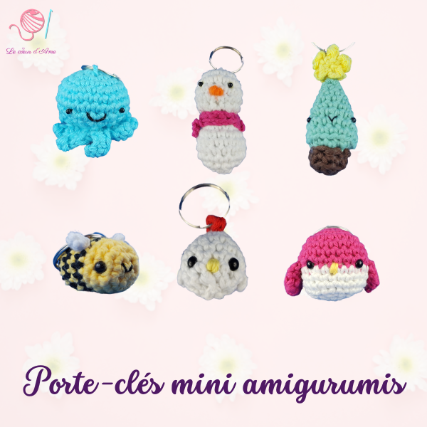 LeCoeurdAme's tweet photo. [#Crochet] Redécouvrir : Porte-clés mini Amigurumis !🐔 🐙

https://t.co/fEC5nnCjRM https://t.co/GvshmxqHhj