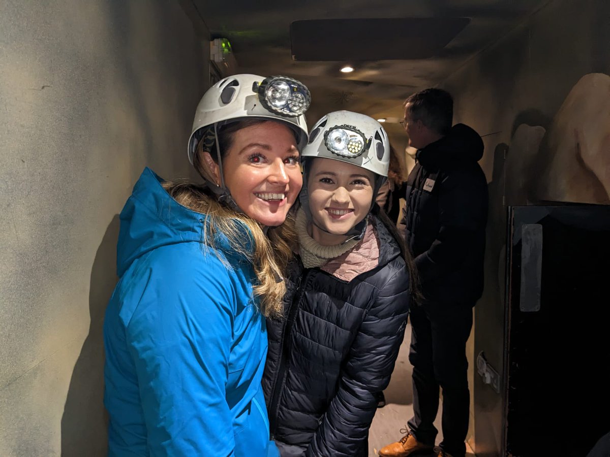 BendriggTrust's tweet photo. Today we hosted our first ever corporate networking morning involving (in order of importance):
👨‍👩‍👧‍👦 Friends, old and new
🗣 Great conversations
🍰 Snacks
☕ Tea &amp; coffee
🐻 'In Bed With Ted' session
🔦 Caving
❄ Snow! https://t.co/2uTqxNrQtJ