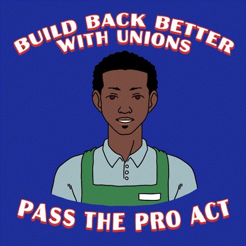 Let’s be clear: Corporations are BREAKING THE LAW to stop working people from organizing. It’s as simple as that.

Let's hold them accountable: #PassthePROact

#UnionsForAll