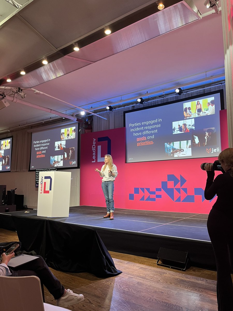 Dan Blundell (@danblundell) on Twitter photo Incidents: we should ask our selves the question “why did it make sense to do that?” #leaddevnyc 
<a href="/nora_js/">Nora Jones</a> on how we can learn so much from from incidents by collaborating and taking the time to dig deeper, it can ultimately make us better leaders and find opportunities 🙏🏻 Incidents: we should ask our selves the question “why did it make sense to do that?” #leaddevnyc 
<a href="/nora_js/">Nora Jones</a> on how we can learn so much from from incidents by collaborating and taking the time to dig deeper, it can ultimately make us better leaders and find opportunities 🙏🏻