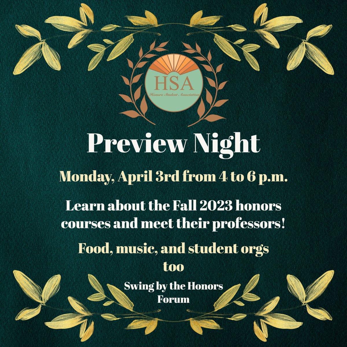 UNM Honors (@unmhonors) on Twitter photo Come join us for the Honors College Preview Night! Come join us for the Honors College Preview Night!