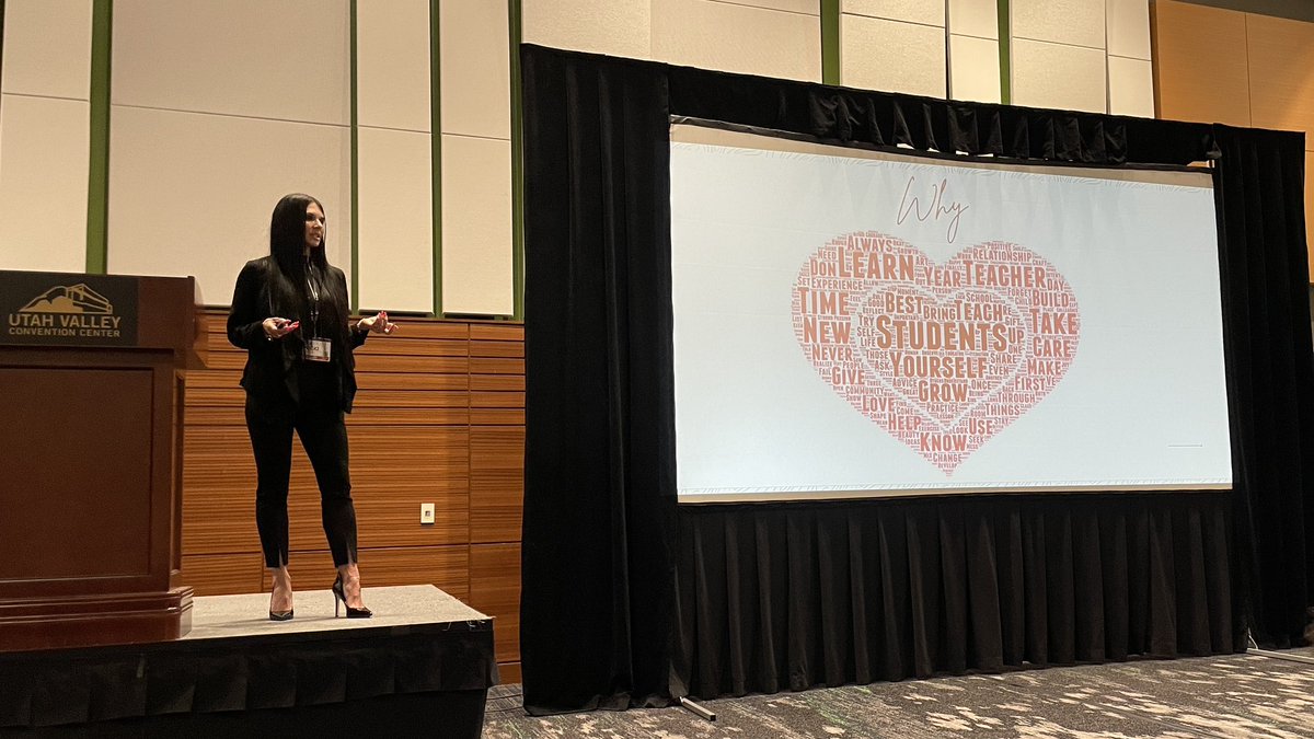 misscooks_class's tweet photo. So amazing to watch @nickiatquest talk about how and why we switched to personalized learning. I’m so lucky to be a part of her team! #utahpcbl #togetheratUCET #ucet #utaheducation https://t.co/5vEnlU5RPc
