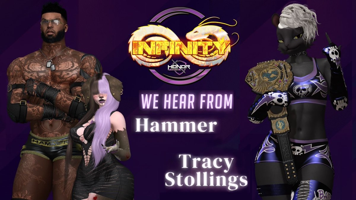 HonorPro_SL's tweet photo. HPW Tuesday Night #INFINITY returns tonight at 6pmSLT with...
Daggar Open Challenge
@KatDarkwatch vs @boxin_bella
@BadMammaHamma & @BadAppleTracy address the crowd
and for the NORTH AMERICAN CHAMPIONSHIP
(C)@vic_rowley vs @SylviaKnux_SL_W
SL Landmark:
https://t.co/QBMaXz7tVx https://t.co/pLFWSVC98y