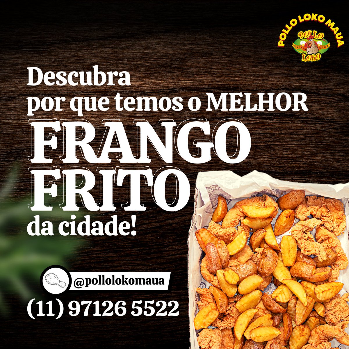 PolloLokoMaua's tweet photo. Que saudade hein, hoje é dia de Frango Frito, crocante, sequinho, quentinho e muito saboroso + Batata Rústica e 04 deliciosos molhos🍗🍟
Aproveite e faça seu pedido https://t.co/1b5Wq5knZc (11) 97126.5522 De Ter a Dom das 18h às 23hs!
#polloloko #bbb👇 #EliminacaoBBB https://t.co/fXvKmIrzu8