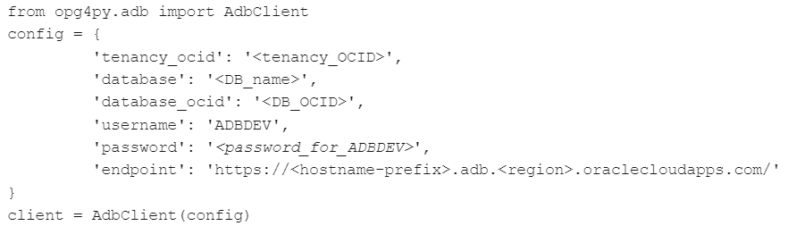 FriedholdMatz's tweet image. Next step with #OracleGraph #Python: two tier connection on my Always Free #OracleADB GraphDB service works with the AdbGraphClient API.
rb.gy/hjgzjh
Thanks for the tip @OraRyotas .