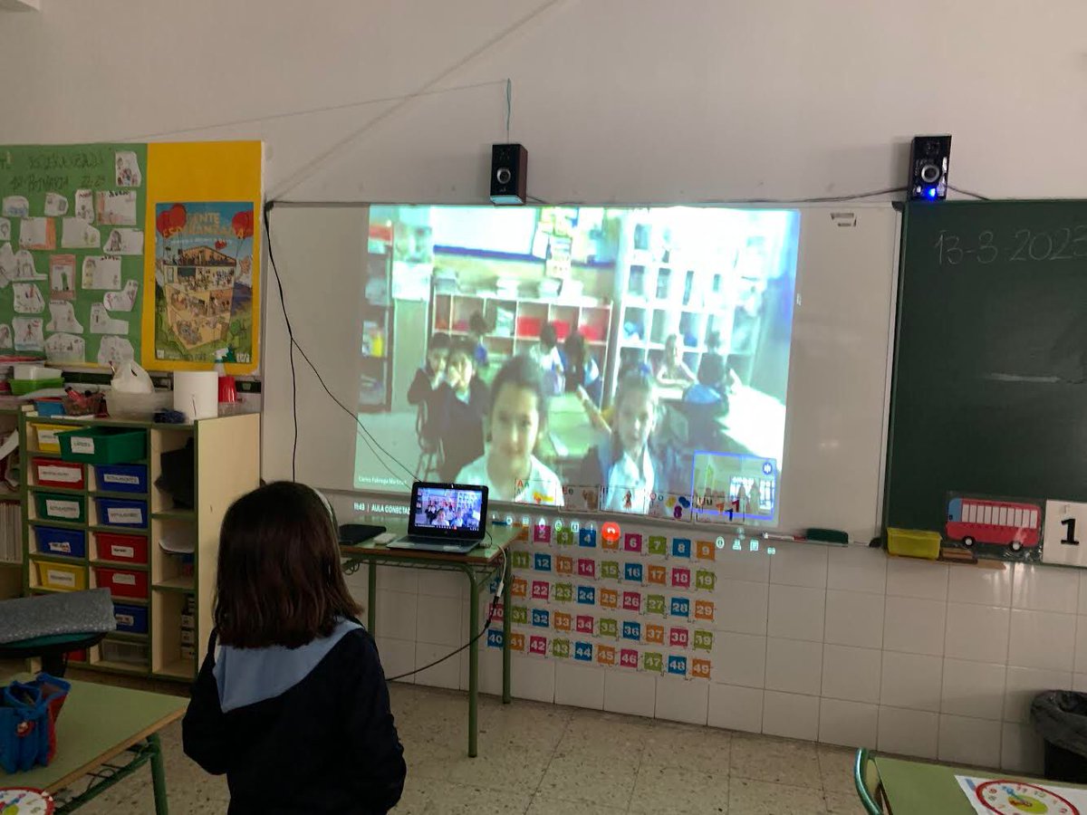 SAFAICET's tweet photo. Nuestro alumnado de Infantil y Primaria está conociendo mejor a la familia ignaciana con las #AulasConectadas. Hemos conocido a muchos niños y niñas de los coles SAFA Reyes, @safavillaca y @safapedroabad y hemos hablado con ellos de cómo celebramos la #SemanaIgnaciana23. https://t.co/c5ehpppZMH