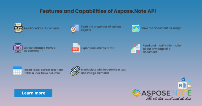 Bnbcelestial's tweet image. Organize your notes &amp;amp; documents quickly &amp;amp; easily with Aspose.Note for .NET! #notetaking #documentmanagement #NET