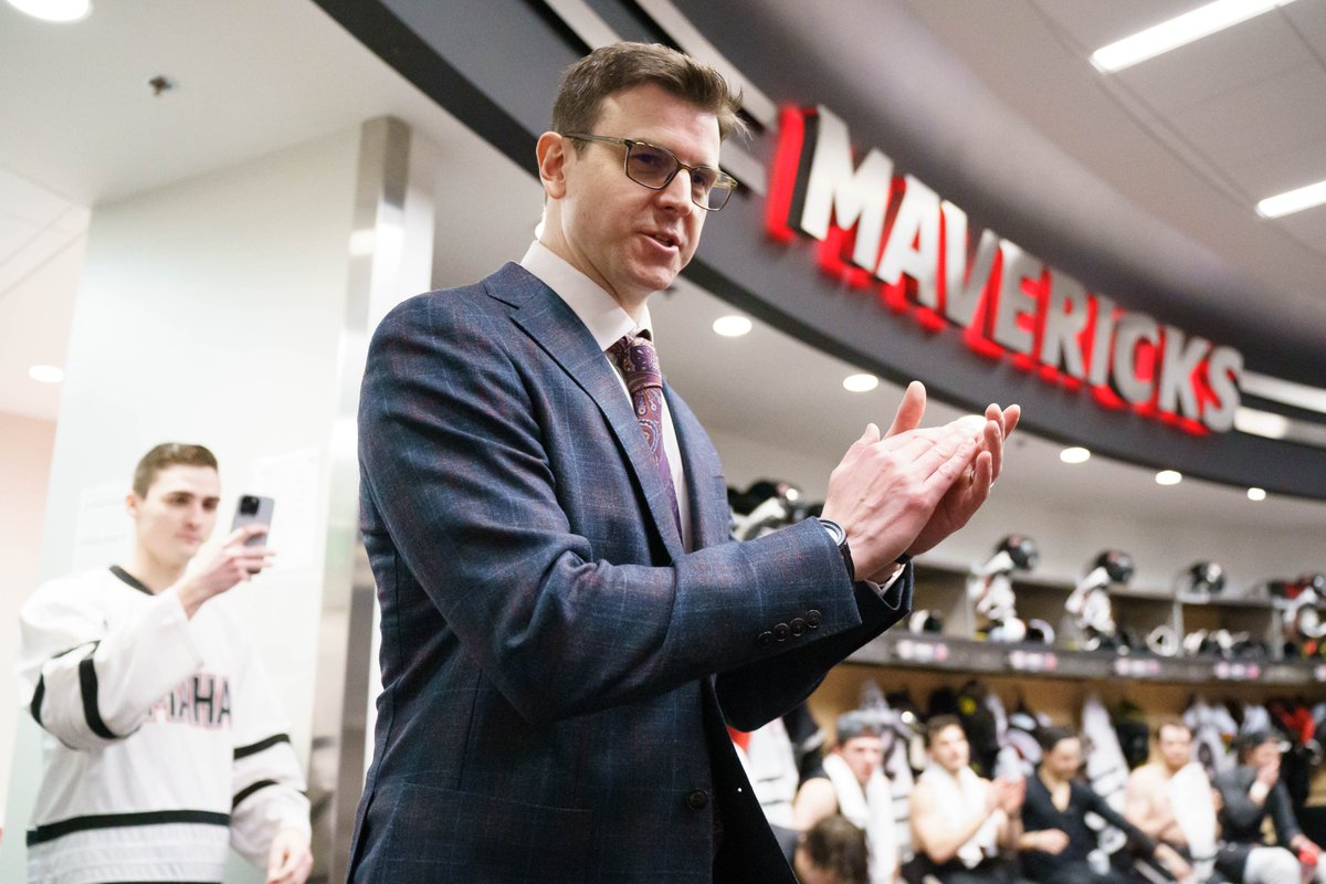 coolmancreative's tweet image. With the end of the Omaha hockey season, I wanted to share a thread of my perspective from the NCHC playoffs. It's been a privilege to cover the Mavericks all season long!