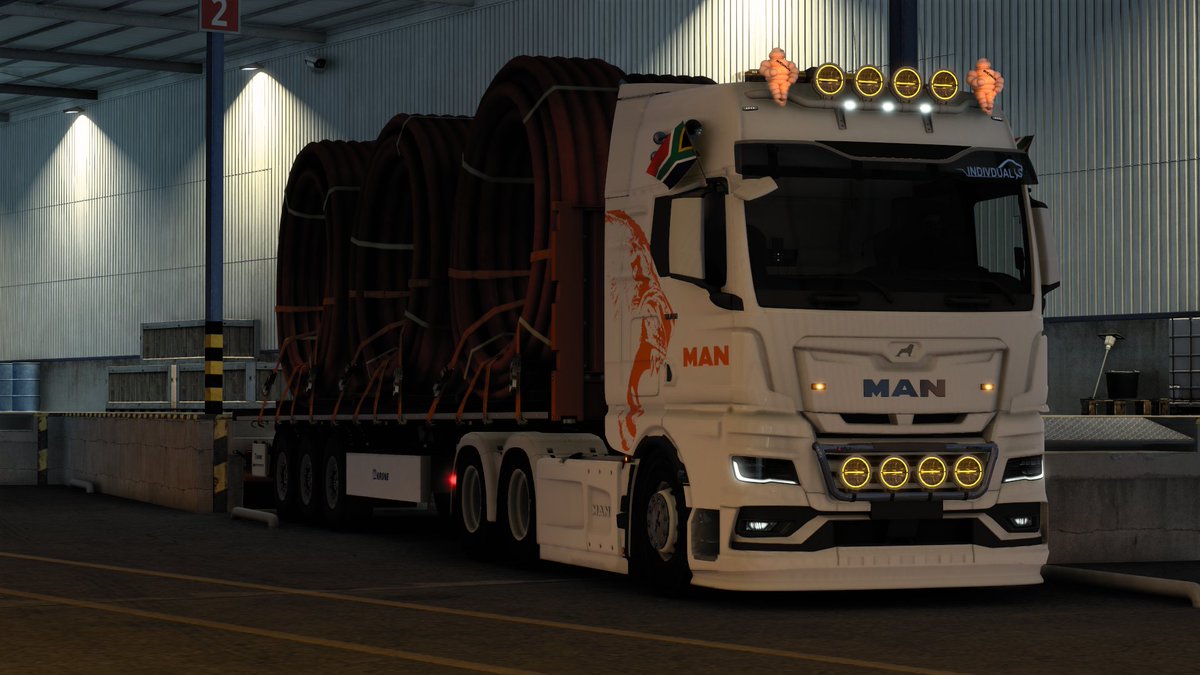 BrutalOutlander's tweet photo. Loaded up for the night 🌙

#ets2 #mantrucksandbus @SCSsoftware https://t.co/ehFs49JJkm